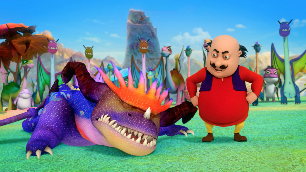 motu patlu dinosaur wala